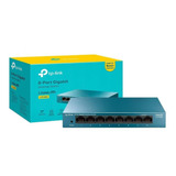 Switch De Mesa Gigabit 8 Portas Tp-link Ls108g 10/100/1000