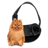 Bolso Mochila Morral Transporte Para Mascotas Hasta 8 Kg Neg