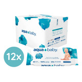 Caja 12 Toallas Húmedas Aqua Baby 60 Unidades