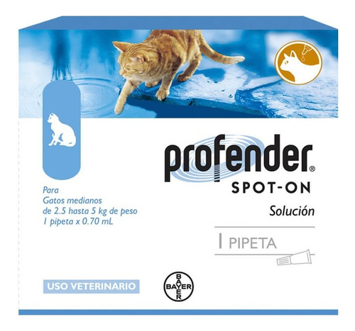 Profender Spot-on Antiparasitario Interno Hasta 5 Kg