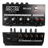 Consola Mixer 4 Canales Sonido Audio Moon Mdj400