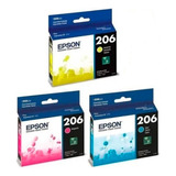 Cartucho Epson Original 206 Elija Color Mag Ama Cyan