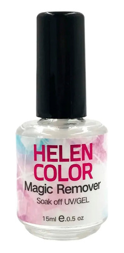 Removedor De Esmalte Em Gel Magic Remover Helen Color 15ml