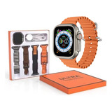 Reloj Inteligente Smartwatch 4 Correas Para Android/iPhone Color De La Caja Plateado Color De La Correa Variado