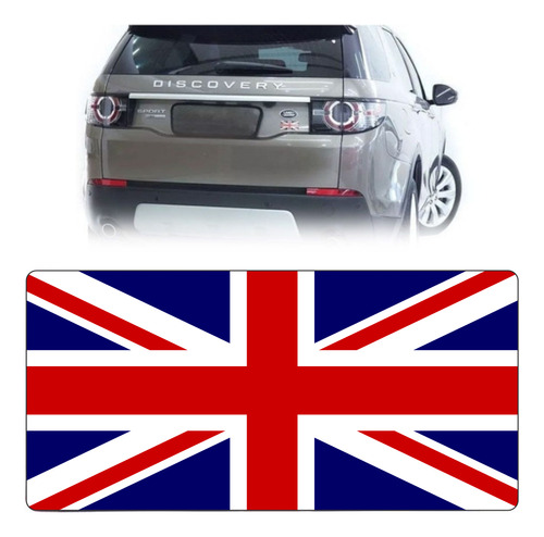 Adesivo Resinado Bandeira Land Rover  Inglaterra