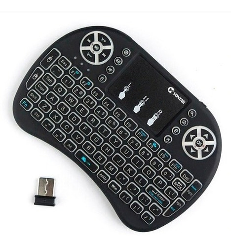 Mini Teclado Inalámbrico Control Smart Tv Mouse Portátil