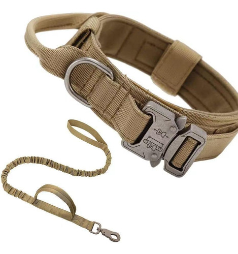 Juego De Collar Tactico Y Cuero Para Perro, Collar Militar P