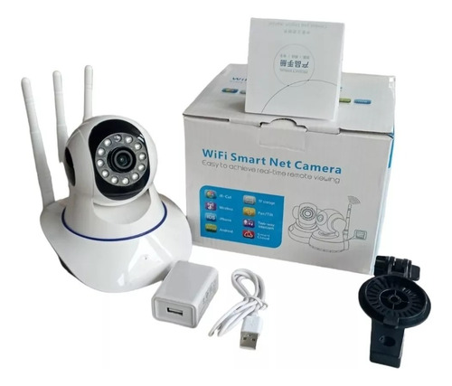 Cámara De Seguridad Wifi Bombillo Robótica Panorámica Ip360 