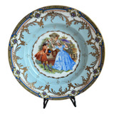 Plato Decorativo Antiguo  Porcelana Limoges Fragonard