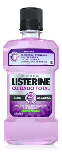 Listerine Cuidado Total Zero Alcohol 500ml