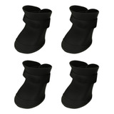 4*botas Impermeables Perros Zapatos Lluvia Antideslizantes M