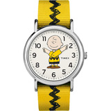 Reloj Timex X Peanuts, Unisex, De Fin De Semana, 38 Mm, Char