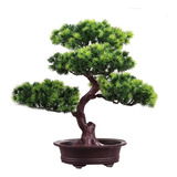 Árbol Bonsái De Pino Artificial Decoración Para El Hogar