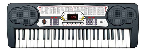 Teclado Musical Meike Mk-4300 54 Teclas Negro