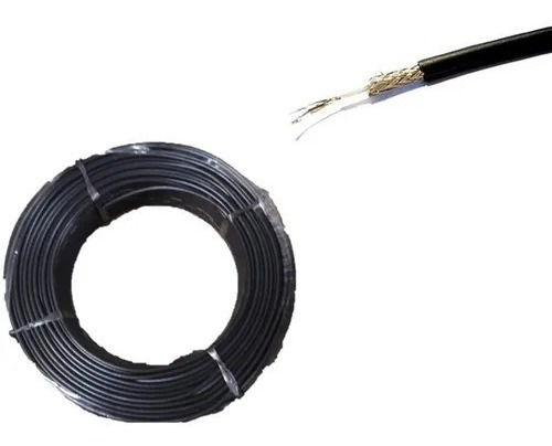 Rollo De 50 Mts Cable Coaxil Rg58 50 Ohm Estañado Cabtec