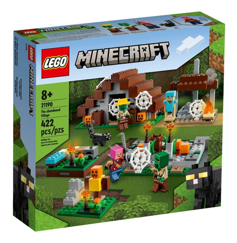 Lego Minecraft La Aldea Abandonada Set Completo Construccion Cantidad De Piezas 422
