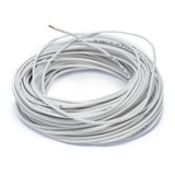 Cable Flexible Automotriz Calibre 16 Blanco Rollo 30 Metros