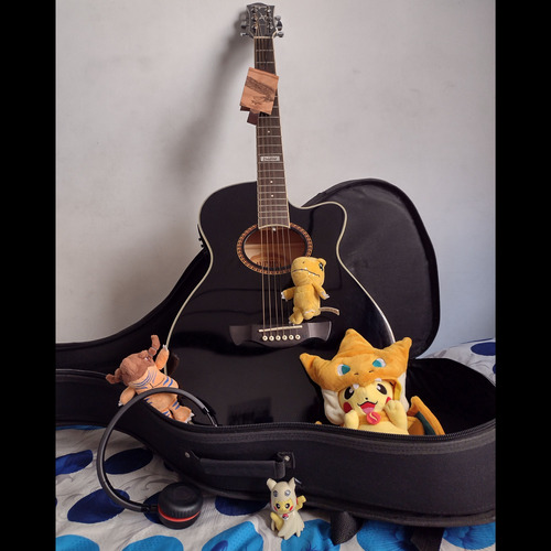Guitarra Electroacústica Tagima Dallas - Estuche Semirrígido