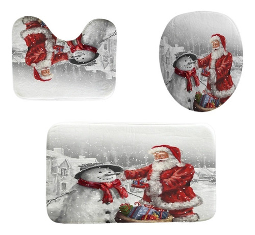 Conjunto De Banheiro De Natal Impermeável Para Tipos De Cort