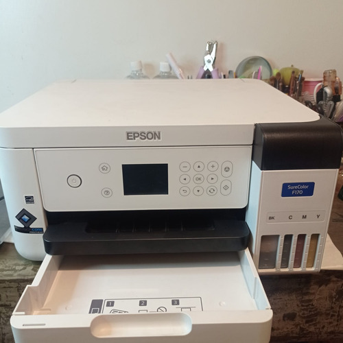Impresora  Epson Surecolor F170 Con Wifi Blanca Color Blanco