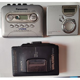 Md, Walkman Cassette Sony Y Panasonic Para Piezas