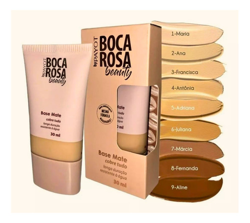 Base Mate Boca Rosa Beauty By Payot Produto Original