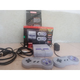 Súper Nintendo Classic Edition 512mb Color  Gris Y Violeta