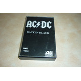 Ac/dc Back In Black Cassette 10 Puntos 