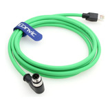 Cable Ethernet Industrial M12 De 4 Pines Macho A Rj45, Cable