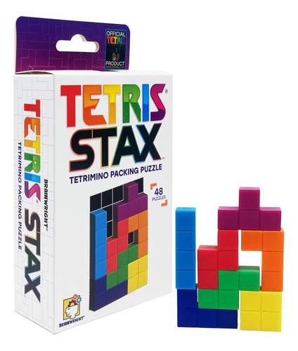 Brainwright - Tetris Stax - Rompecabezas De Embalaje De Tetr