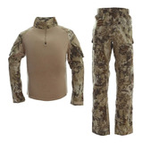 Conjunto Combat Shirt Calça Camuflado Militar Python Avb Mp
