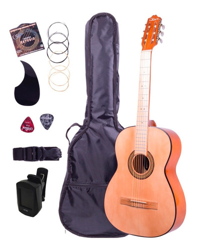 Guitarra Acústica Infantil 3/4, Kit Accesorios Y Afinador