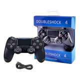 Controlador Con Cable Ps4, 2 M, Joystick Pc Vibration, Negro