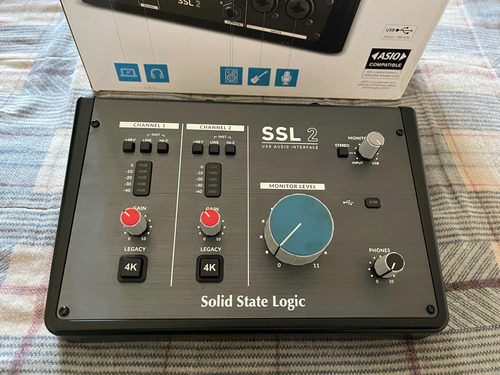 Placa De Audio Solid State Logic Ssl 2 Impecable