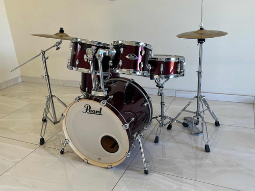 Bateria Pearl Export Exx Series Mahogany Burgundy