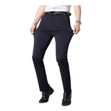 Pantalones De Seda De Hielo Para Hombre, Antiarrugas 1 Pc Zm