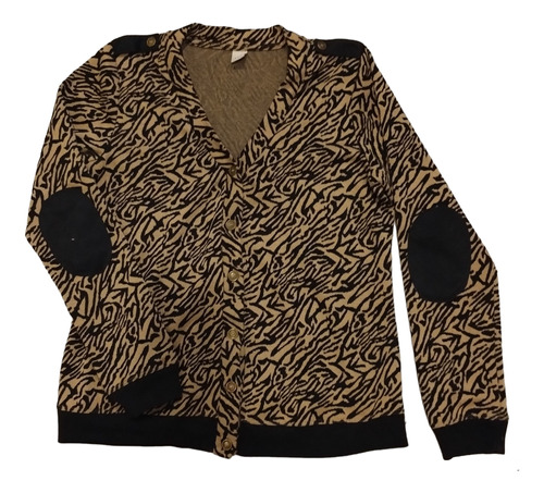 Sweater Animal Print Cardigan Marca Ver