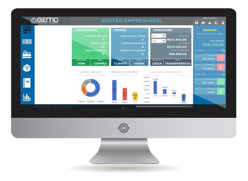 Planilha Controle De Estoque Em Excel Envio Já 