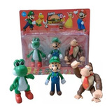 Set Muñecos Mario Bros Blister X3 Personajes Varios 