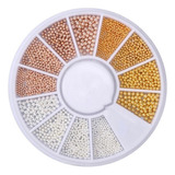 Mini Caviar Strass Decoración Uñas Manicuria Nail Art