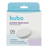 Kit Protetor Absorvente Lavável Para Seios 6 Unidades 