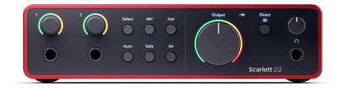 Placa Focusrite Scarlett 2i2 4ta Generacion Usb