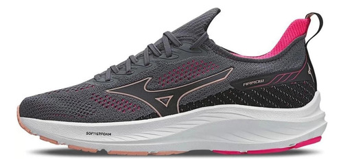 Tenis Mizuno Feminino Arrow - Chumbo / Pink