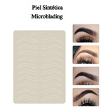  3 Piel Sintetica Practica Microblading Cejas Tattoo Tatuaje