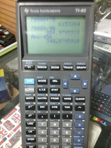 Calculadora Texas Ti- 82 Graficadora Programable Matrices Fu