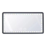 Espejo Tocador Luz Led Visera Automovil Copiloto Recargable 