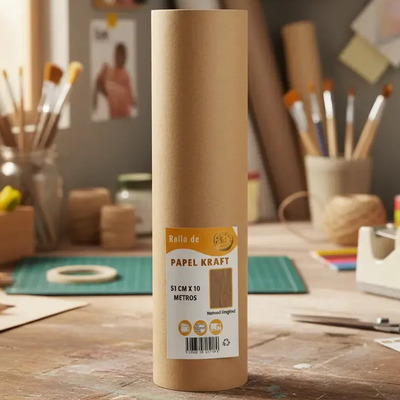 Papel Kraft Rollo 50cm Ancho X 10m 120 Gr Embalaje | Meses sin interés
