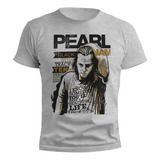 Remera Pearl Jam Art Gris Melange