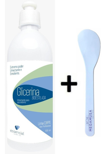 Glicerina Bidestilada Essencial 500ml