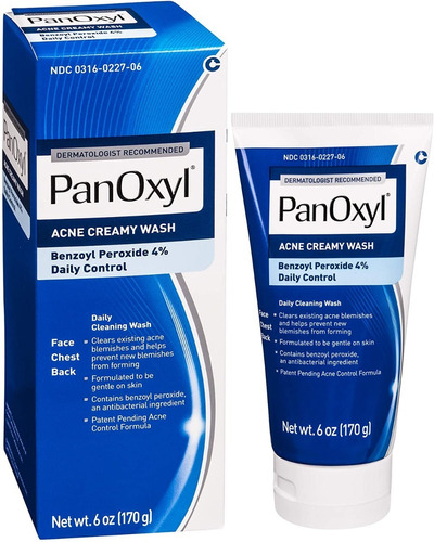 Panoxyl Acné Foaming Wash 4% Peróxido De Benzoilo 